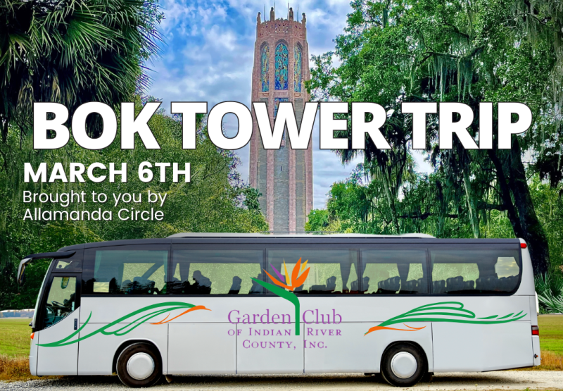 Bok Tower Bus Trip Flyer