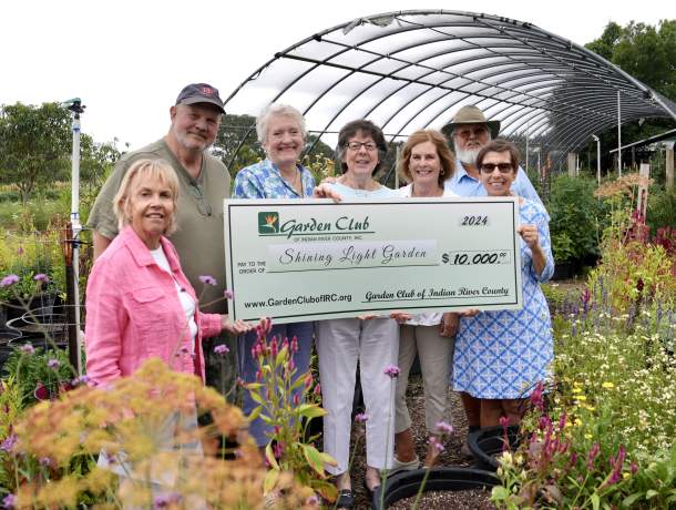 Shining Light Garden Donation to Shining LIght for ,000 crop